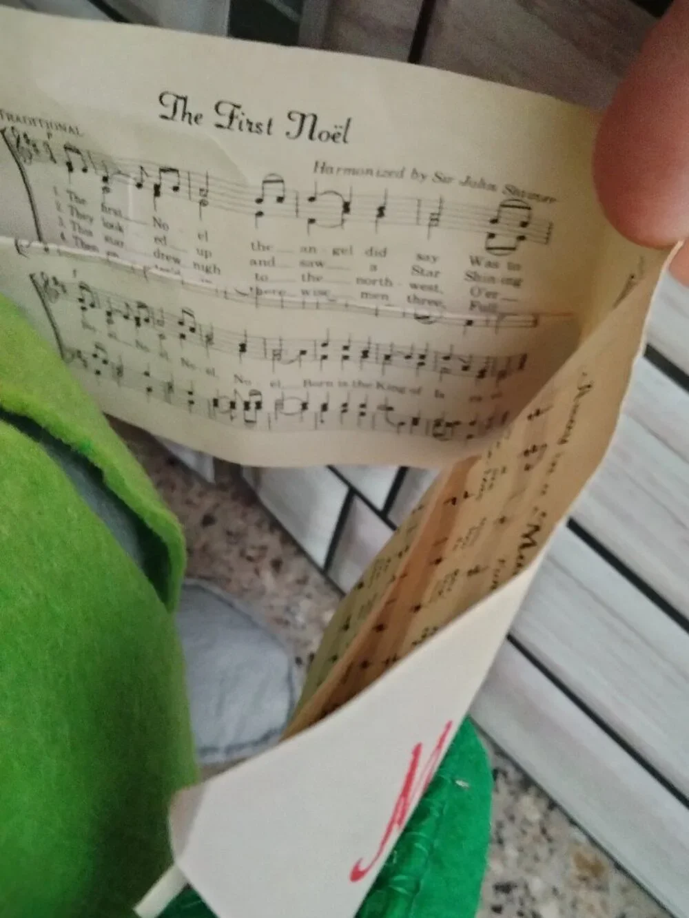 Vintage 1965 Annalee Christmas Caroler Mouse